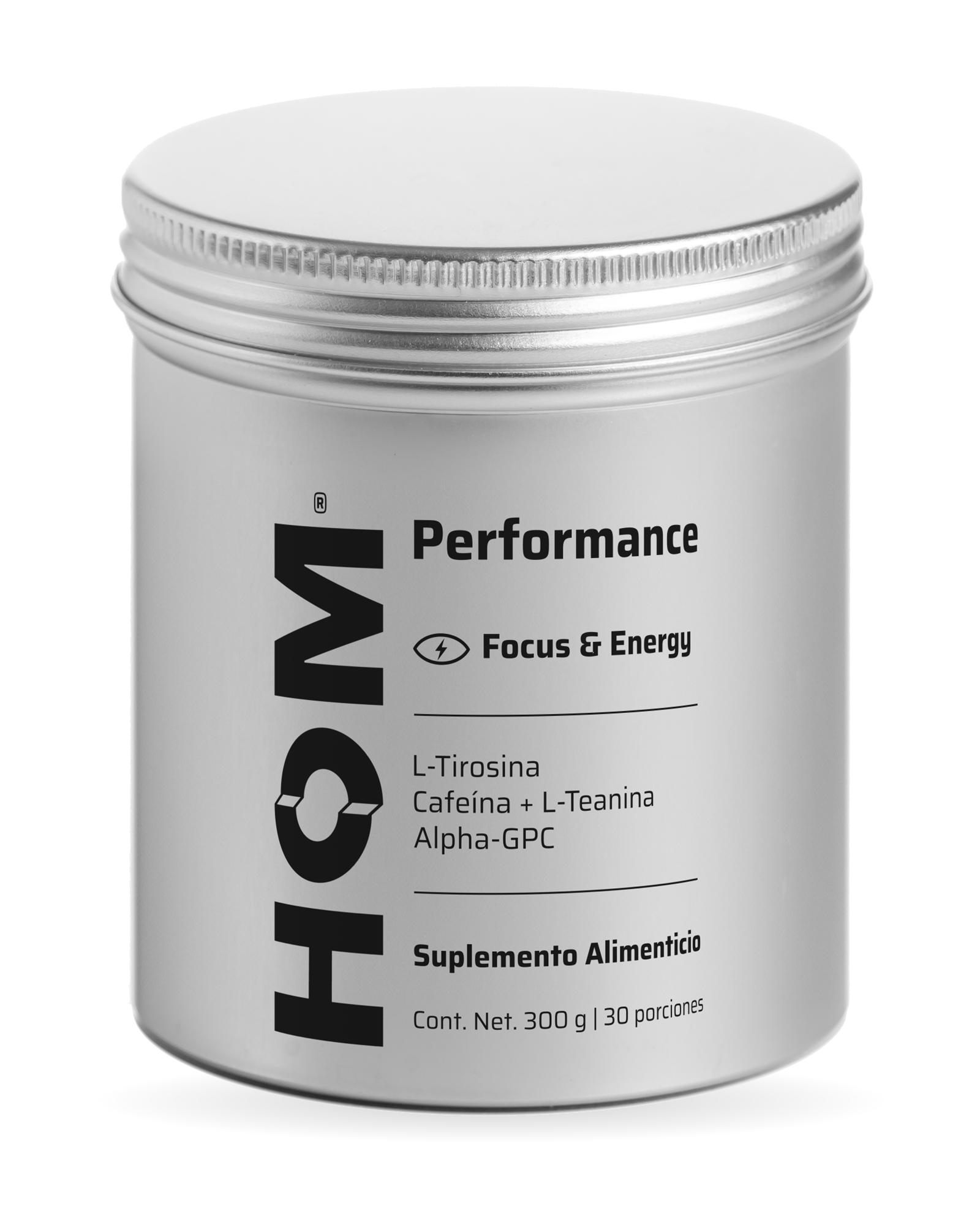 HOM Performance — bote de aluminio · Focus & Energy