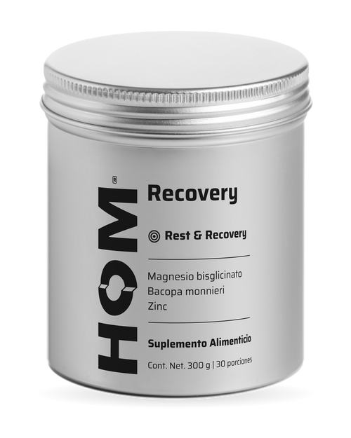 HOM Recovery — bote de aluminio · Rest & Recovery